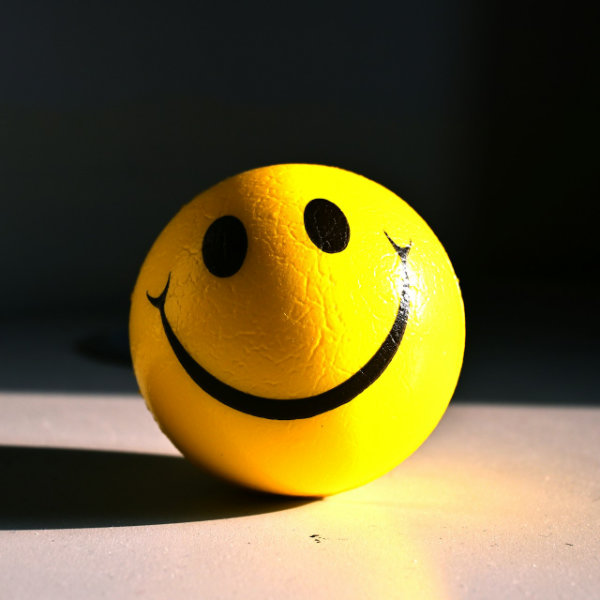 Smiley face ball